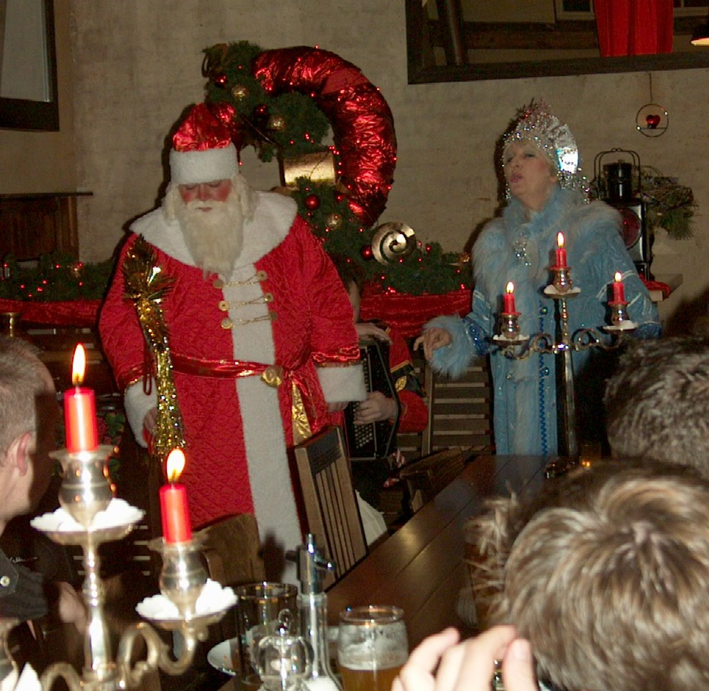 Weihnachtsfeier im Holzgerlinger Bahnhof